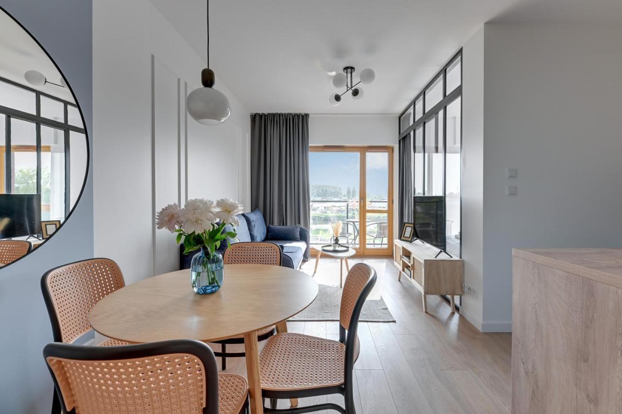 Leilighet Nadmotlawie Estate - Riverside, Gym & Sauna By Downtown Gdańsk